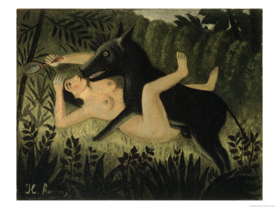 Henri Rousseau Beauty and the Beast